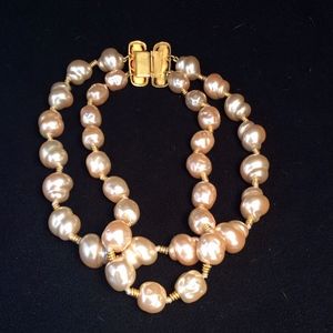 Deanna Hamro two-Strand Pearl Choker